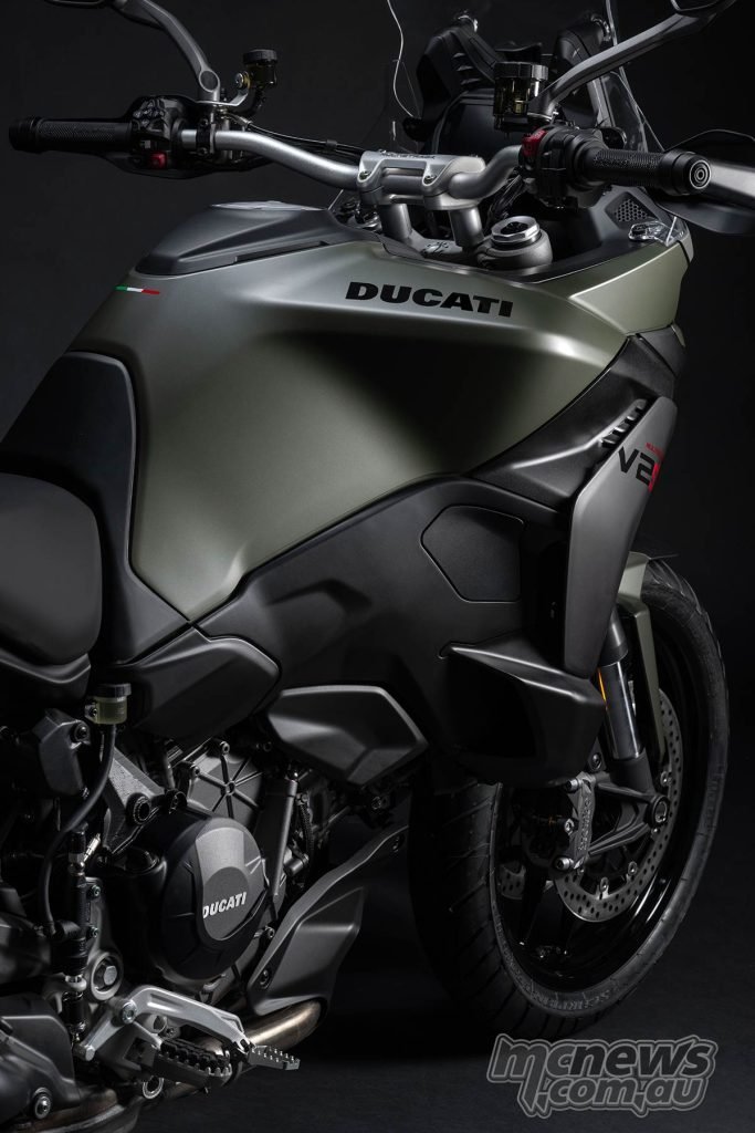 2025 Ducati Multistrada V2 S - Ducati claim the rider is better protected from engine heat