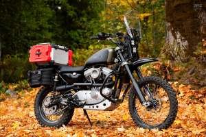 Harley sportster Adventure bike