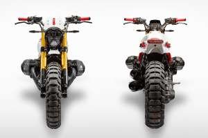 Custom BMW R 12 nineT adventure build by Ellaspede