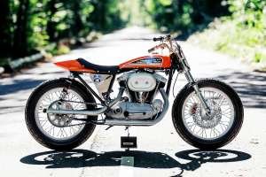 A Harley Sportster restomod Motonaut